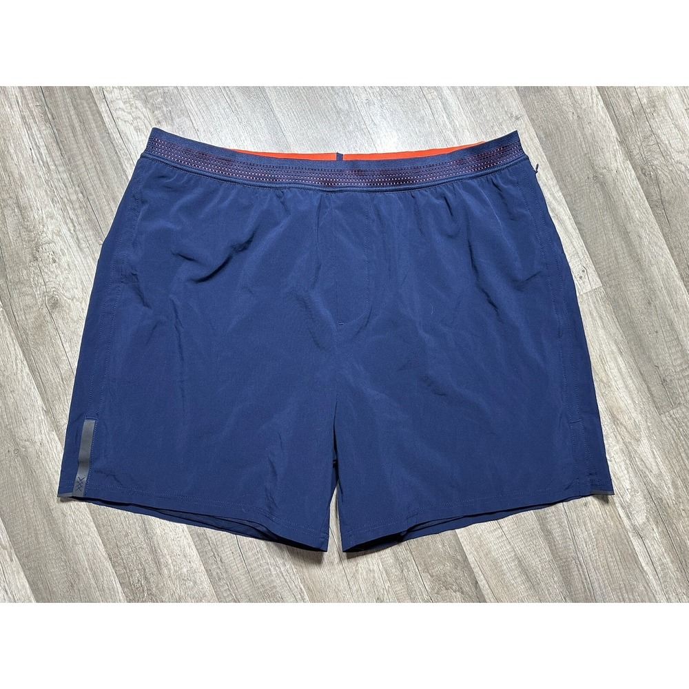 Rhone‎ Blue 6" Mako Shorts Size XXL Men's Lined Navy Blue